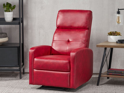 Contemporary Recliner Chair With Push Back Function
