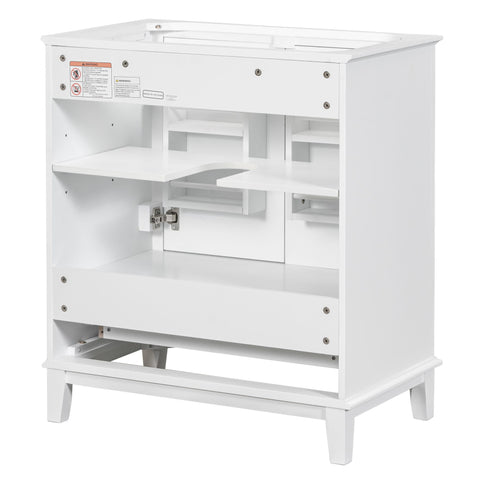 Modern Bathroom Vanity Base Only With Doors And Drawer