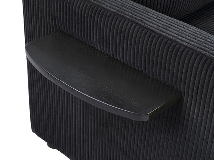 Sleeper Sofa With Foldable Mattress, USB Ports, Side Table & Storage Pocket