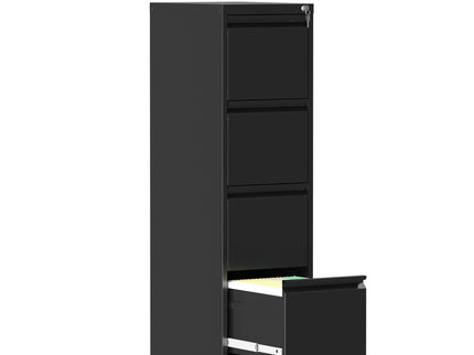 Drawer Metal Locking Vertical File Cabinet With Wheels Heavy Duty Lockable Storage