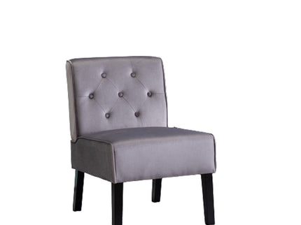 Reese - Living Room Armless Button Tufted Pattern Accent Chair (Set of 2)