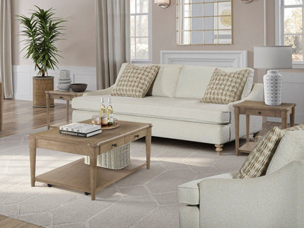 Sofa Single Reverable Cushion With 2 Pillows - Off White