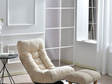 Adjustable Japanese Reclining Floor Chair Sofa With Metal Frame For Living Room