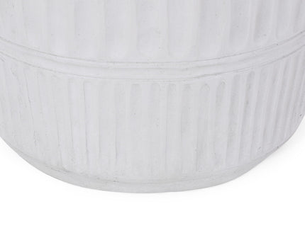 Outdoor Patio End Table - Antique White