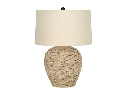 Lighting, Table Lamp, Rattan, Resin, Transitional - Beige