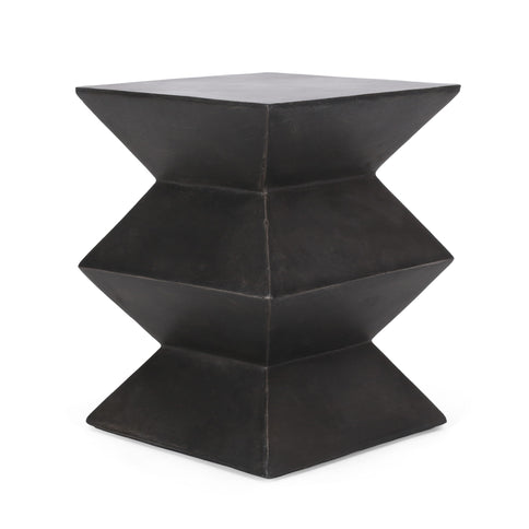 Outdoor Lightweight, Concrete Side Table - Copper