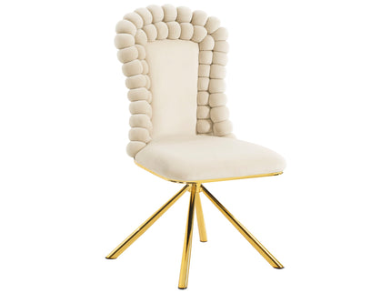 Upholstered Swivel Dining Chairs (Set of 2)