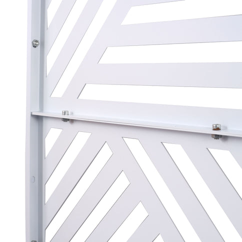Freestanding Outdoor & Indoor Freestanding Metal Privacy Screen