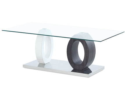 Tracker - Coffee Table - Brown / White