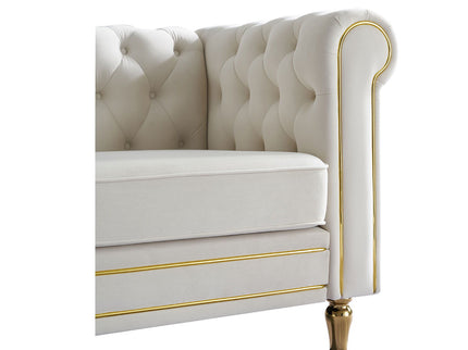 Chesterfield - Sofa 84.65" For Living Room