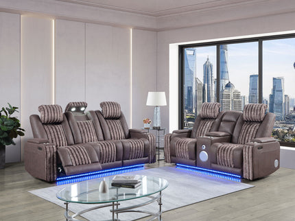 Duran - Power Reclining Loveseat With Power Headrest