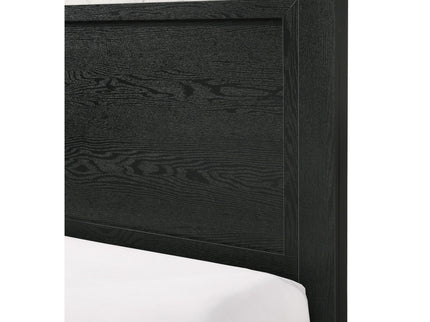 Contemporary Panel Bed With Accents
