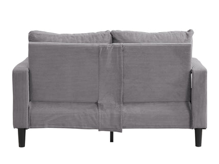 Modern Upholstered 2 Piece Sofa Set With 3 Seater And 2 Seater