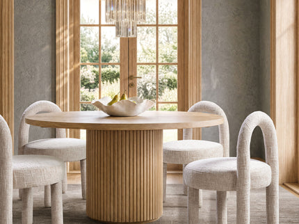 Penny - Round Arched Fully Upholstered Dining Side Chair (Set of 2)