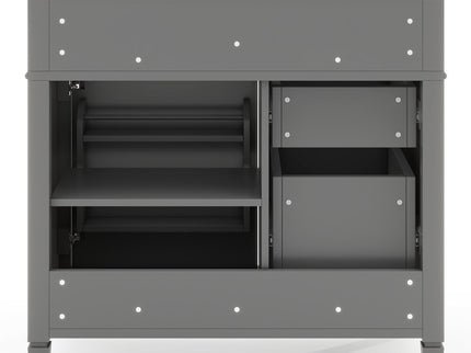 Bathroom Vanity With Mirror Cabinet, Storage Cabinet With 2 Soft Closing Doors And 4 Drawers, Undermount Sink