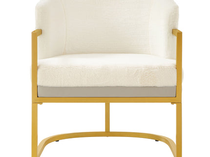 Upholstered Reading Accent Armchair For Living Room