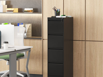 Drawer Metal Locking Vertical File Cabinet With Wheels Heavy Duty Lockable Storage