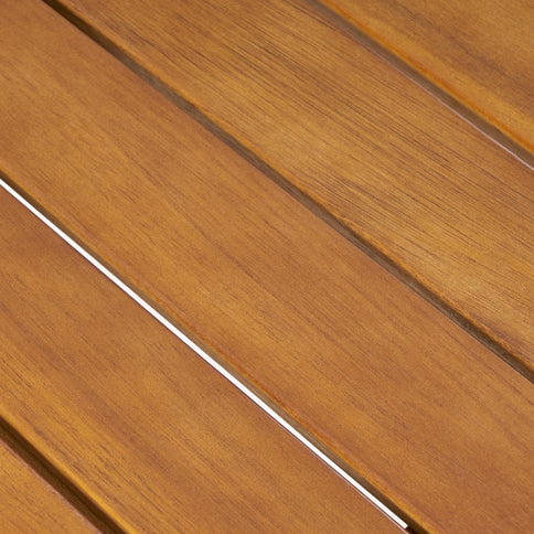 Outdoor Acacia Wood Side Table With Weather Resistance