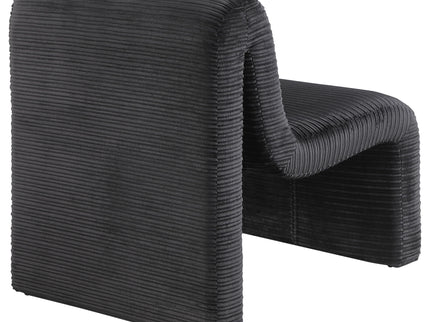 Winne - Curved Armless Accent Chair