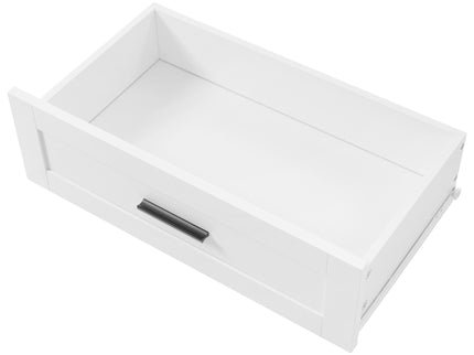 Freestanding Tall Bathroom Cabinet With Soft Close Doors And Adjustable Shelves