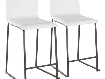 Mara - Upholstered Contemporary Counter Stool (Set of 2)