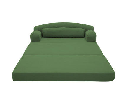 2 Seater Sofa Bed, Compact Foldable Floor Couch