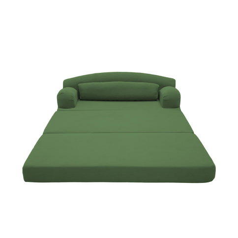2 Seater Sofa Bed, Compact Foldable Floor Couch