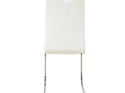 Modern Dining Chairs With Padded Seat And Metal Legs