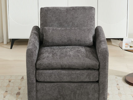 Cozy Upholstered Cushion Armchair For Living Room