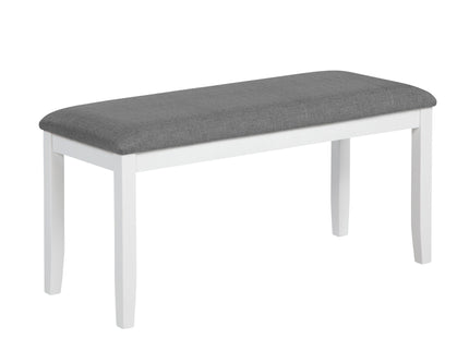 6 Piece Dining Table Set With Bench And Chairs