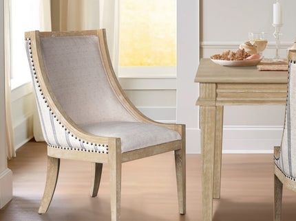 Upholstered Dining Chair With Nailhead Trim