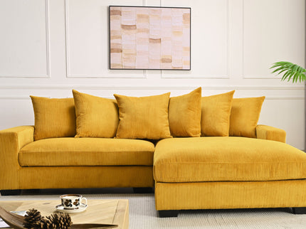 Luxe - Oversized 2 Piece Sectional Couches For Living Room, L Shaped Sofa With Chaise