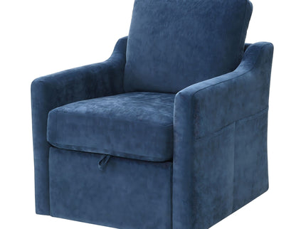 Swivel Arm Chair With USB Type-C Charging And Book Pocket