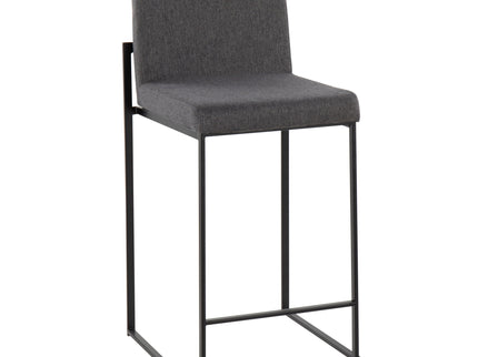 Fuji - Contemporary Modern Elegance, High Back Counter Stool