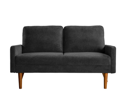 Loveseat Sofa, European Style With Sleek Design, Modern & Vintage Flair, Upholstered 2 Seater Couch