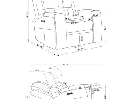 Boyce - Triple Power Reclining Sofa Set With Independent Headrest
