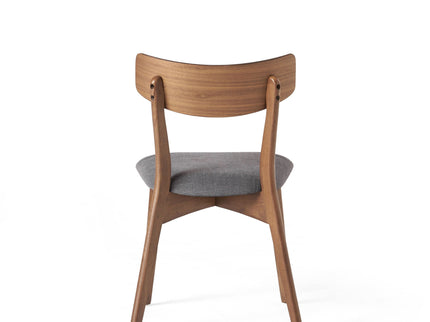 Mid Century Upholstered Dining Chairs (Set of 2)