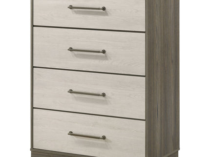 Edmondson - 4 Drawer Chest - Natural / Gray