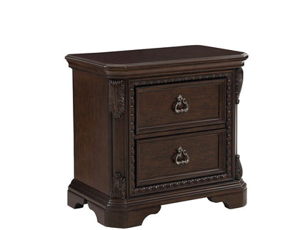 2 Drawer Nightstand - Mahogany