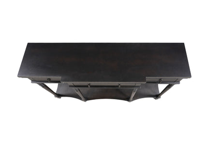Retro Console Table With 3 Soft Close Drawers