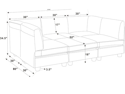 Upholstered Modular Sectional