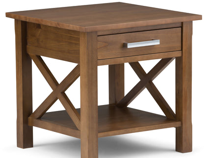 Kitchener - End Table - Medium Saddle Brown