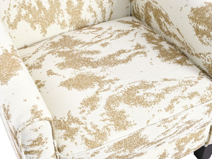 Push Back Upholstered Recliner Armchair