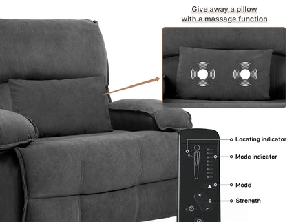 Oversized Manual Recliner Chair Sofa For Living Room