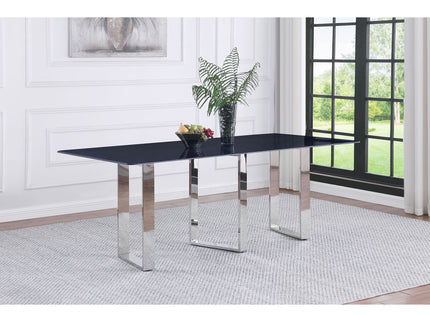 Forster - Rectangular Sintered Stone Dining Table - Gray