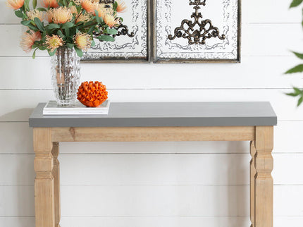 Rustic And Modern Console Table