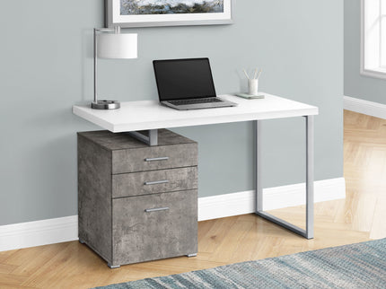 Computer Desk Left Right Set-Up Storage Drawers For Home Office