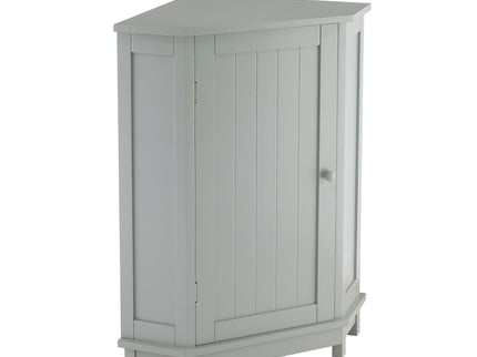Bathroom Cabinet Triangle Corner Storage Cabinet With Adjustable Shelf Modern Style