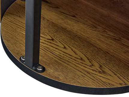 Modern Circular Coffee Table Cylindrical Design