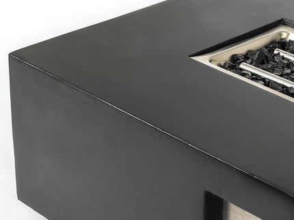 Propane / Natural Gas Fire Pit Table, 50,000 BTU - Charcoal